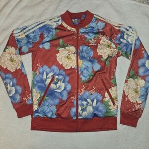 ​Adidas x The Farm Company Chita Floral Track Jacket Oriental [Small] Athleisure